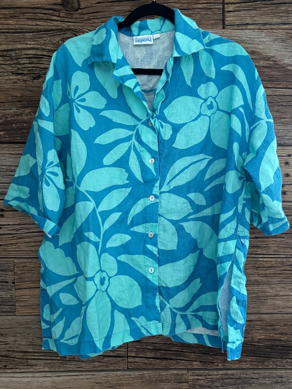 Poolside Paradiso Baja Over Shirt - Cover Up
